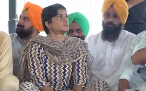 PTI : Athlete Vinesh Phogat joins farmer's movement event